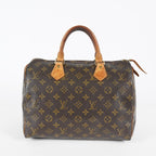 Louis Vuitton Speedy 30 M41526 Monogram Canvas Hand Boston Bag Used 08E135060007
