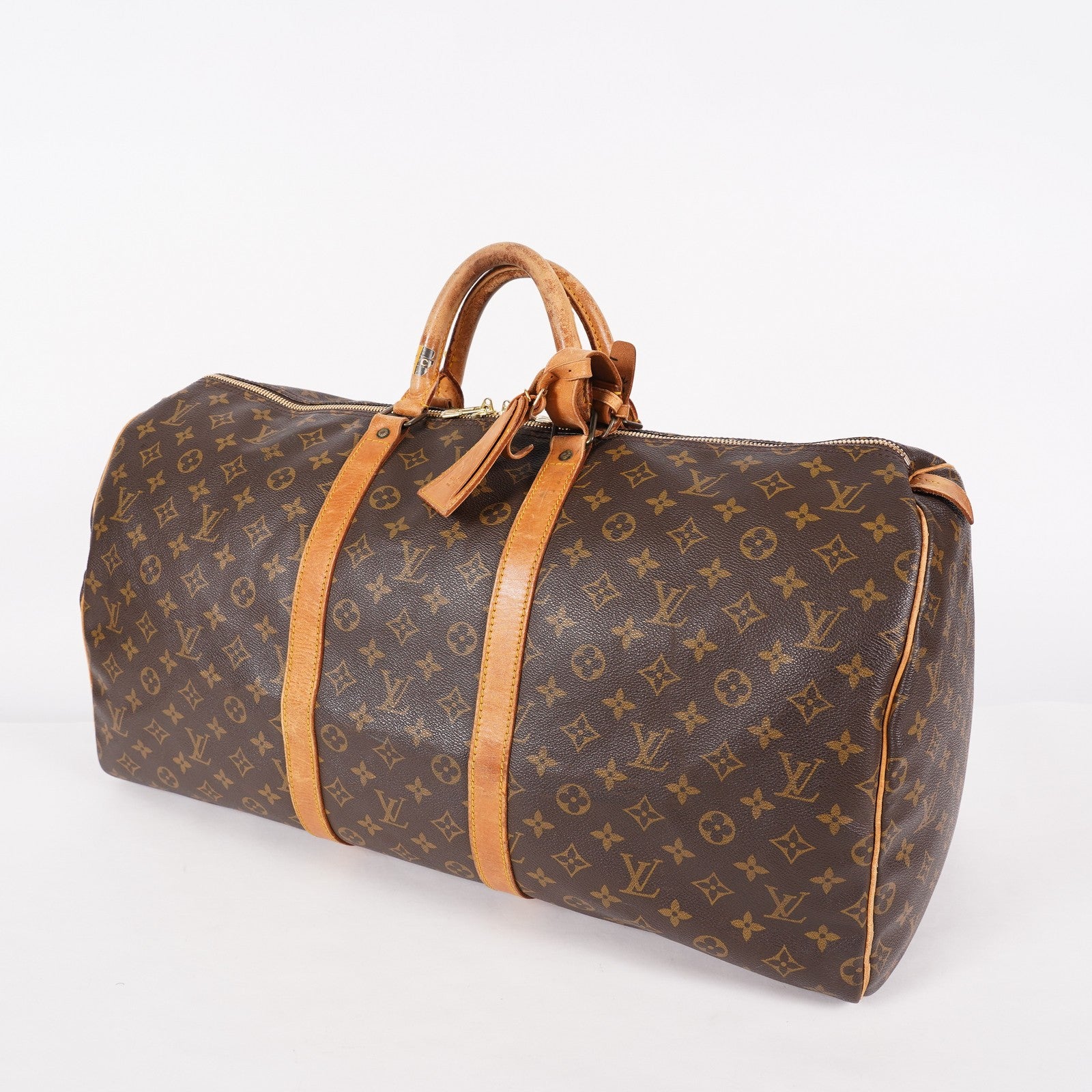 LOUIS VUITTON Monogram Keepall 60 Boston Bag LV Auth M41422 06E153630029