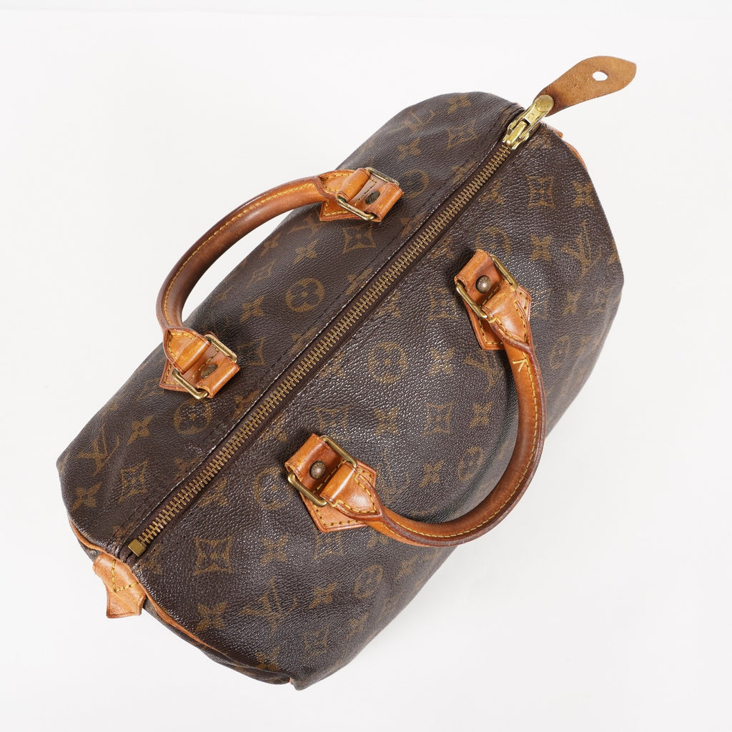Authentic Louis Vuitton Monogram Speedy 30 Handbag vintage M41526 05E145830029