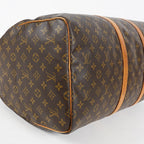 Louis Vuitton Keepall 55 Monogram Canvas Brown Duffle Bag M41424 08E073630002