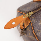 Louis Vuitton Speedy 25 M41528 Monogram Canvas Boston Handbag Brown 07A096978405
