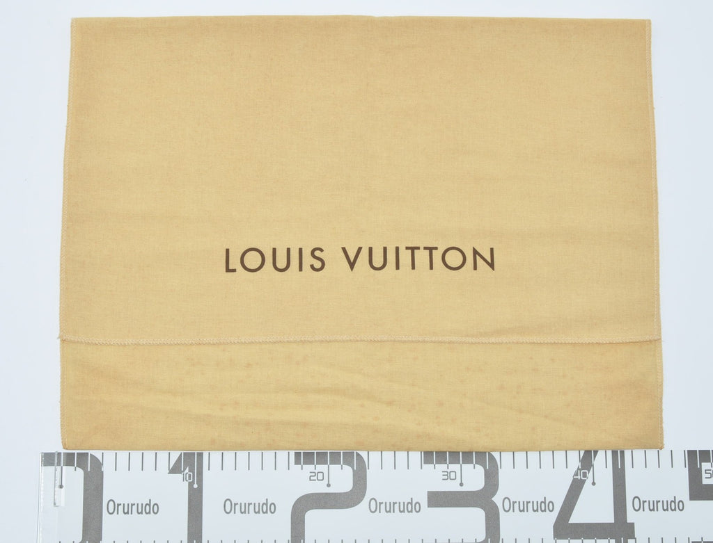100% Authentic Louis Vuitton Large Dust Bag Beige Cotton Storage Cover 45×30