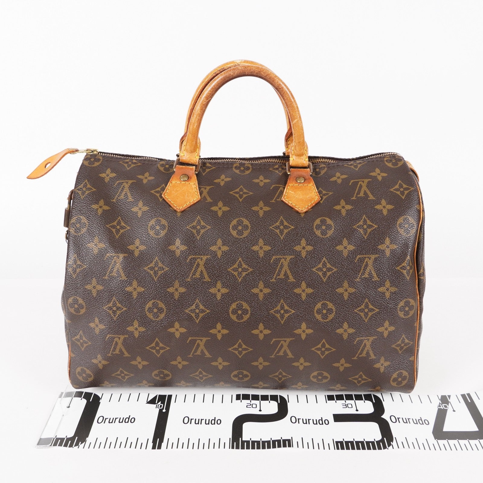 Authentic Louis Vuitton Monogram Speedy 35 Hand bag M41524 vintage 06E015170013