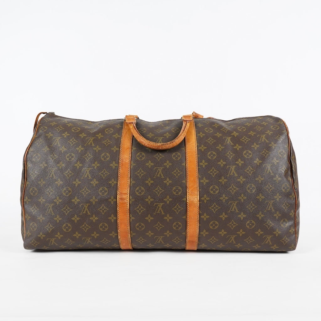 Louis Vuitton Keepall 60 M41422 Monogram Canvas Brown Used Duffle 07E123740027