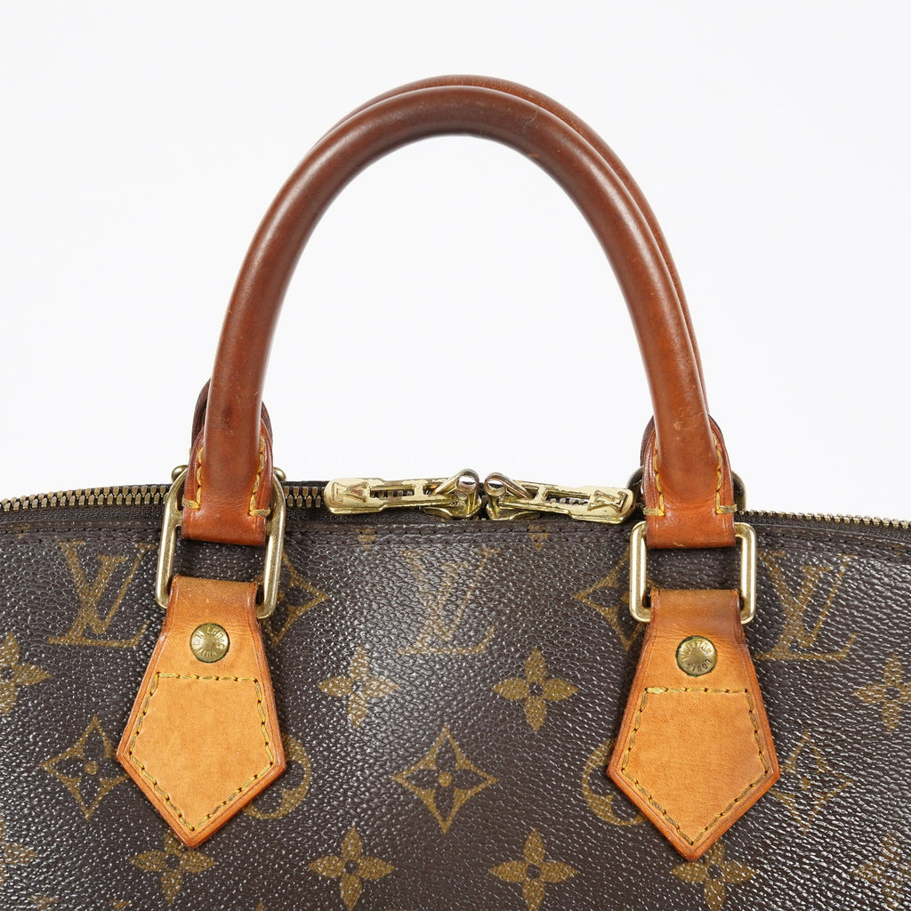 Louis Vuitton Alma PM M51130 Monogram Canvas Brown Handbag Vintage 08A382860003
