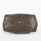 Louis Vuitton Monogram Tivoli M40143 Used Brown Canvas Handbag Tote 08E114510002