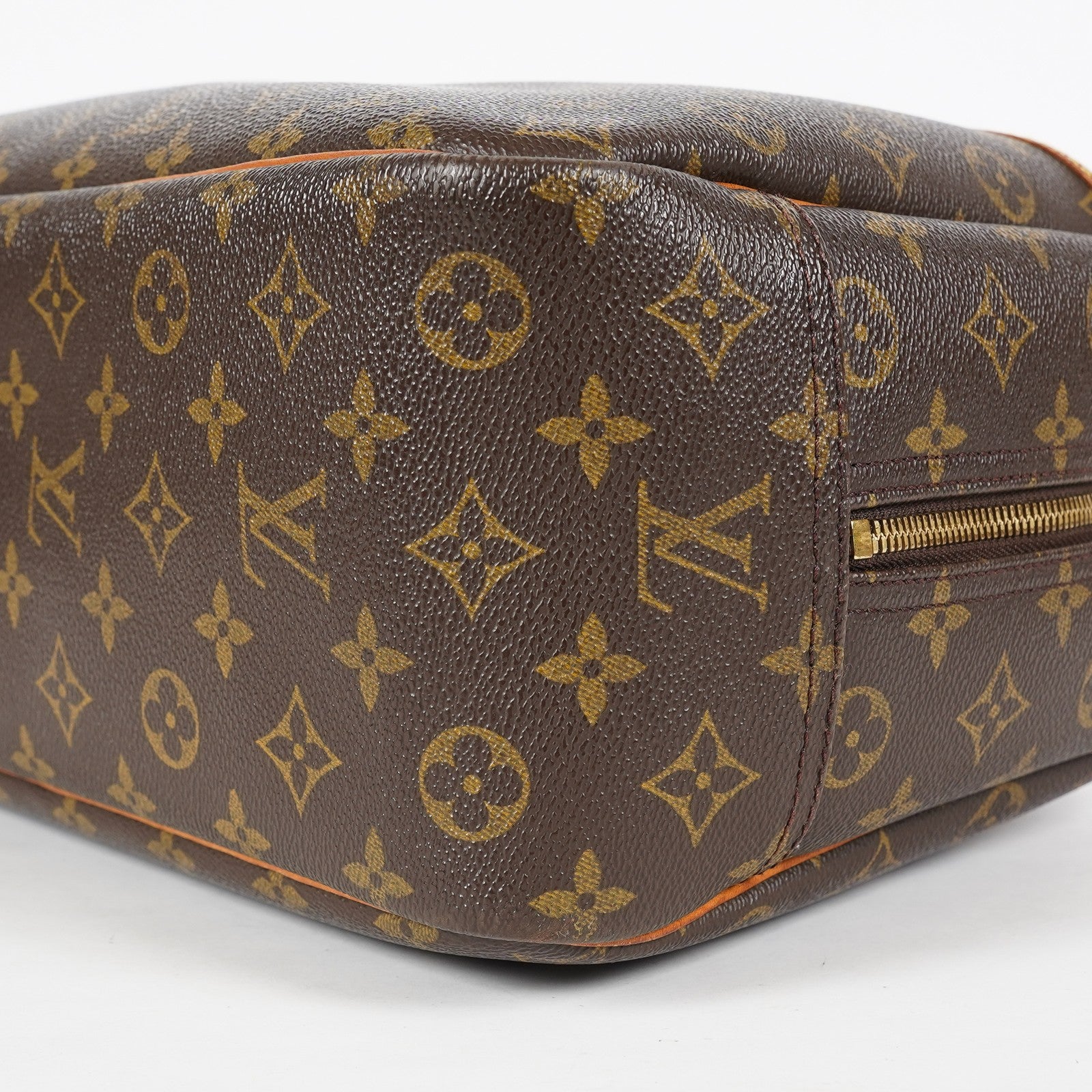 Louis Vuitton Deauville M47270 Monogram Canvas Brown Handbag Used 08E081980002