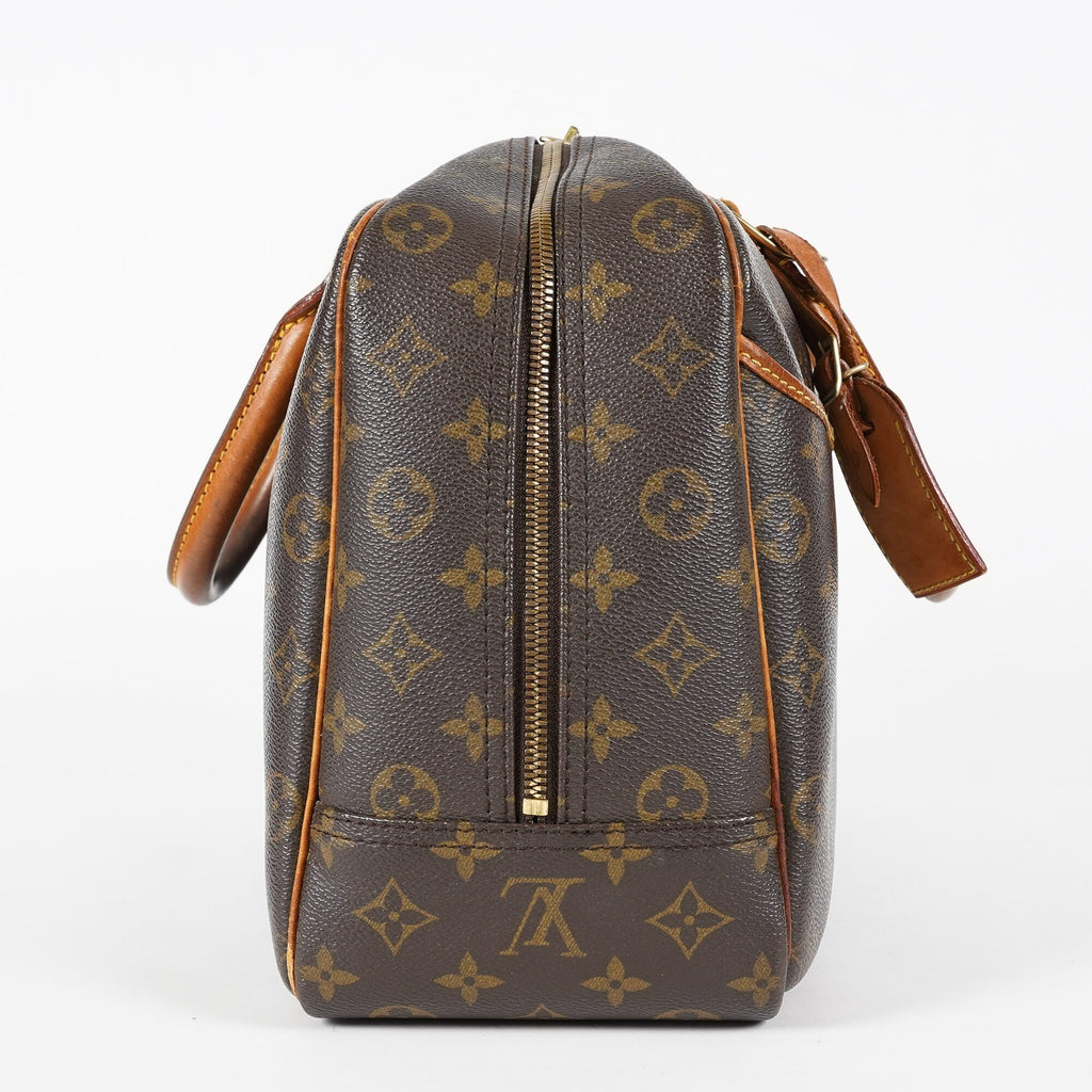 Louis Vuitton Deauville Monogram Canvas Brown Handbag M47270 Used 07E132640030