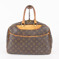 LOUIS VUITTON Deauville Handbag M47270 Monogram canvas Brown 06E022640012