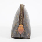 Louis Vuitton M47515 Pochette Cosmetique Monogram Brown Canvas Used 08A07715003
