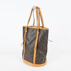 Louis Vuitton Bucket GM M42236 Monogram Canvas Brown Tote Bag Used 08E182310010