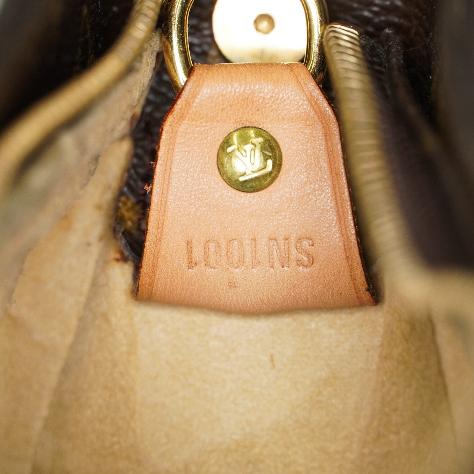 Louis Vuitton Looping GM Monogram Brown Shoulder Bag M51145 Vintage 07E382860012