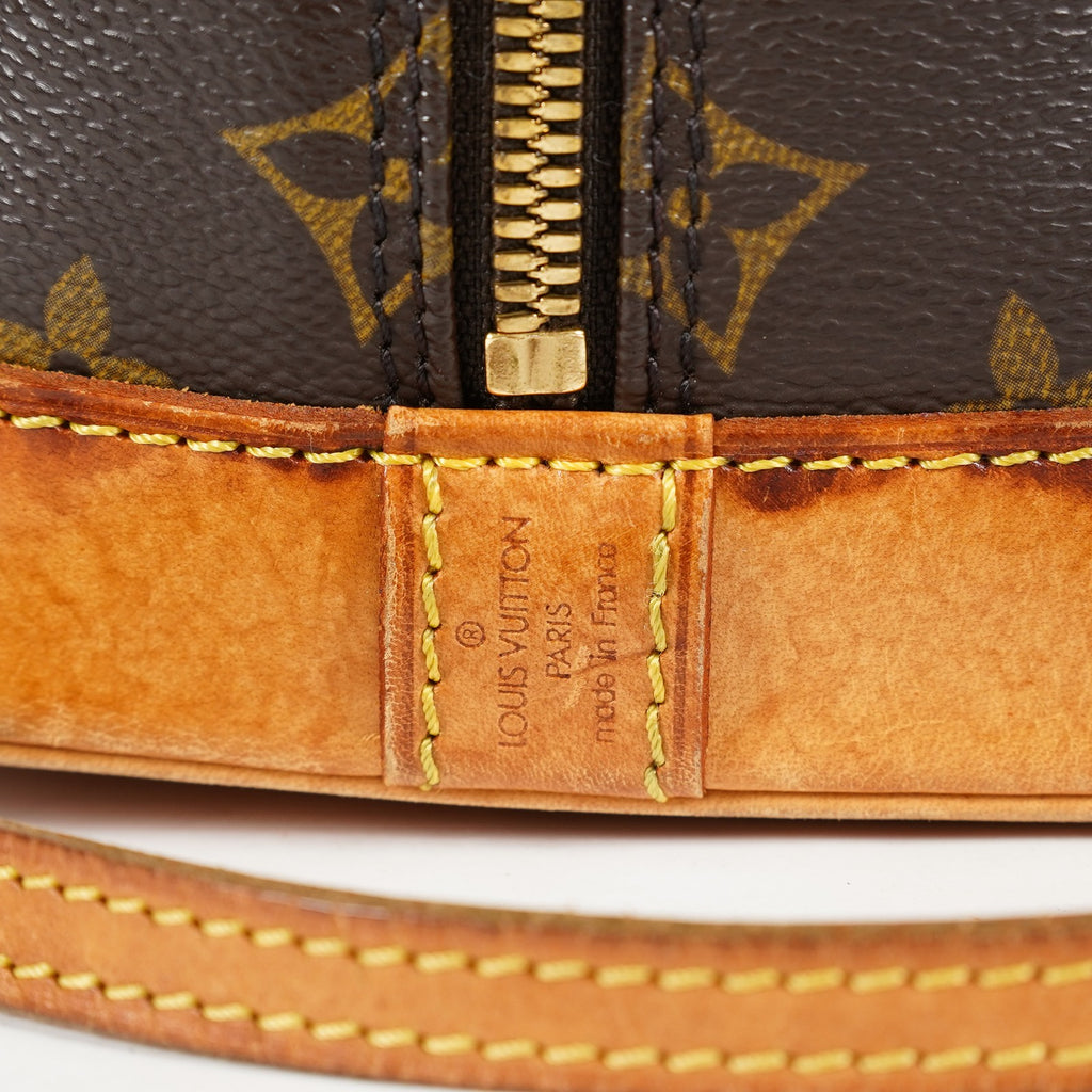 Louis Vuitton Alma PM Monogram Canvas Handbag Brown vintage M51130 07E062970017