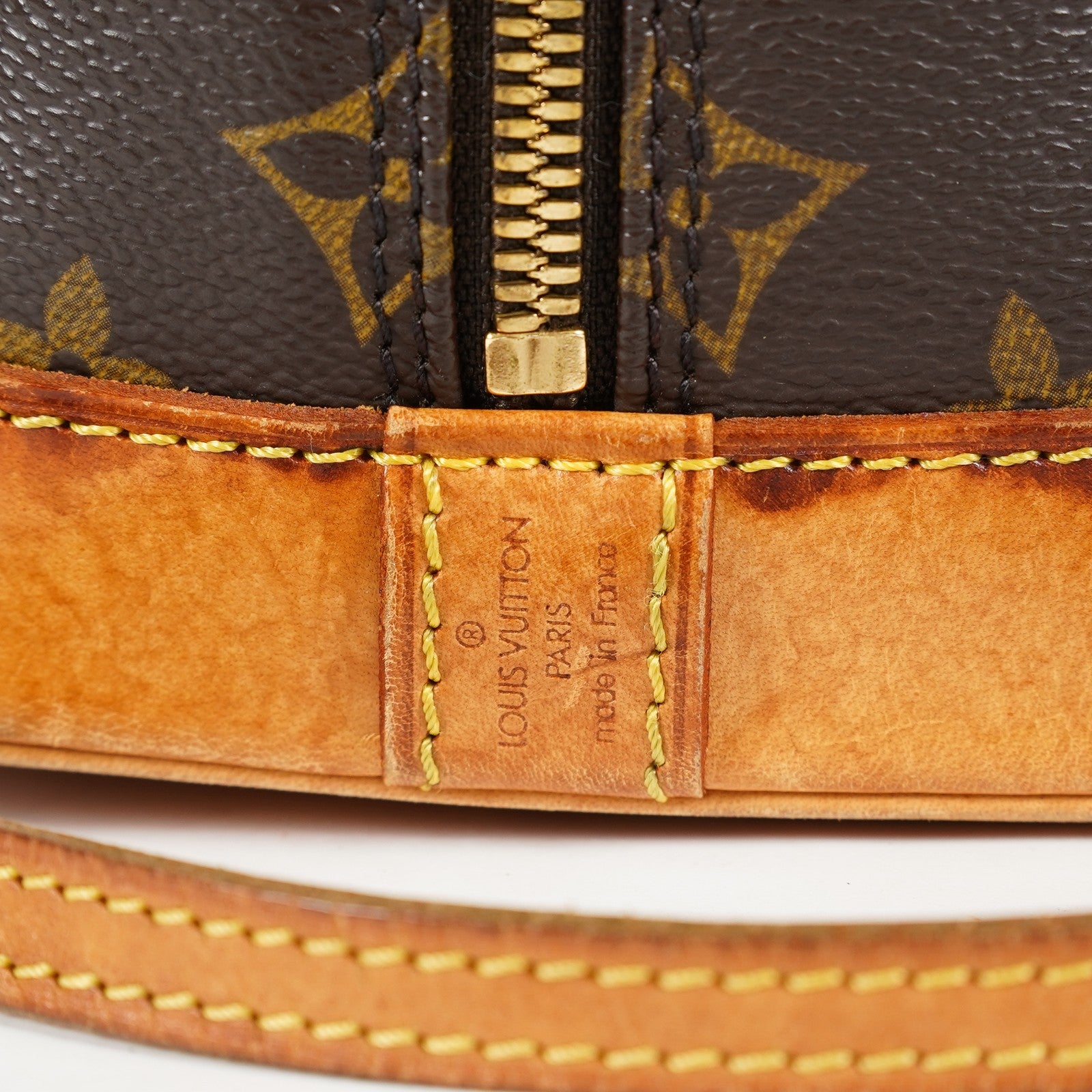 Louis Vuitton Alma PM Monogram Canvas Handbag Brown vintage M51130 07E062970017