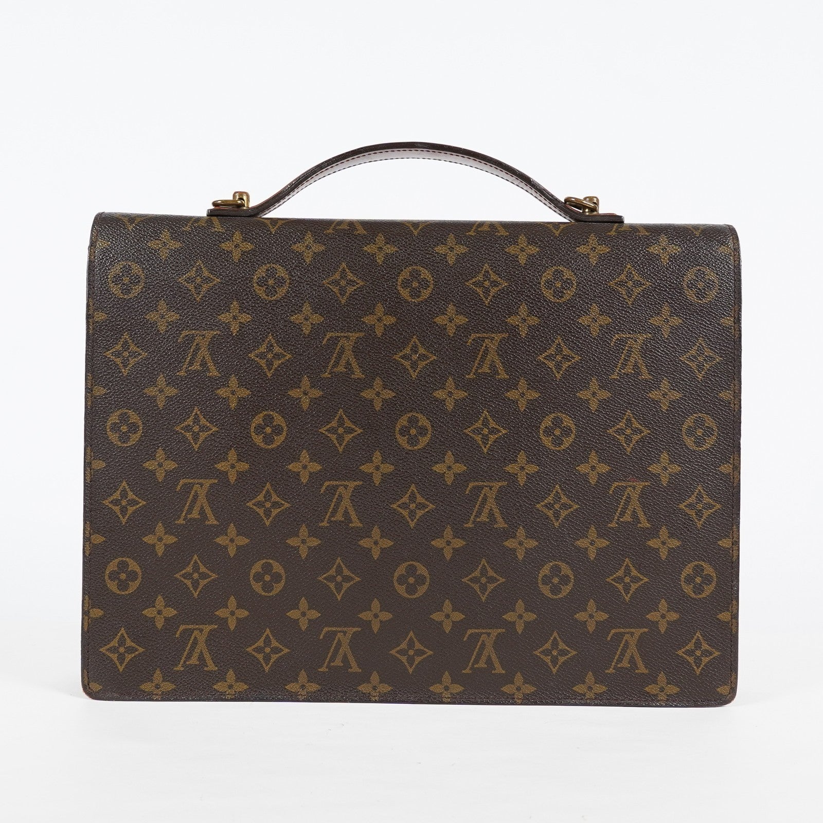 Louis Vuitton M53331 Monogram Briefcase Business Bag Brown Vintage 08A011944803