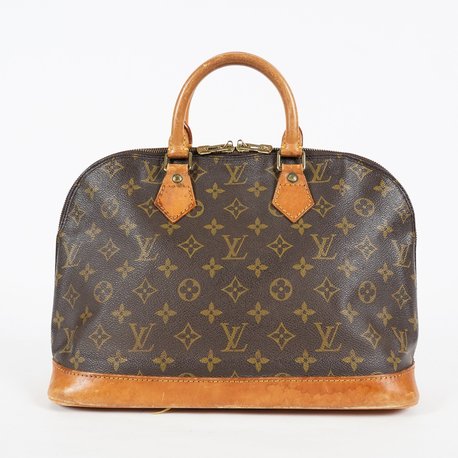 Louis Vuitton Alma PM M51130 Monogram Canvas Brown Bag Used Vintage 08A103088803