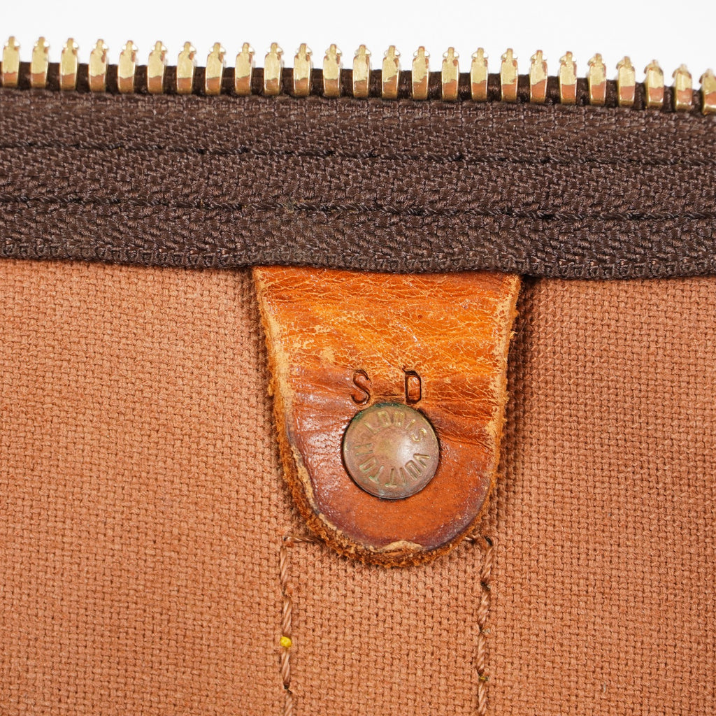LOUIS VUITTON Keepall 50 Monogram Boston Bag Brown vintage M41426 06E133300010