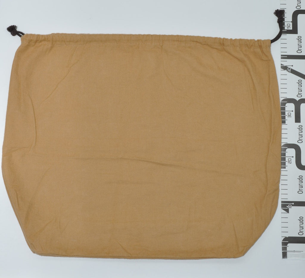 Louis Vuitton Dust Bag Storage Pouch Drawstring Beige LV Logo Authentic 43x44