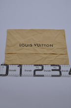 Louis Vuitton Dust Bag Storage Pouch Flap Yellow Logo Authentic 36x21