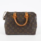 Louis Vuitton Speedy 25 M41528 Monogram Brown Boston Hand Bag Used 07E166270015