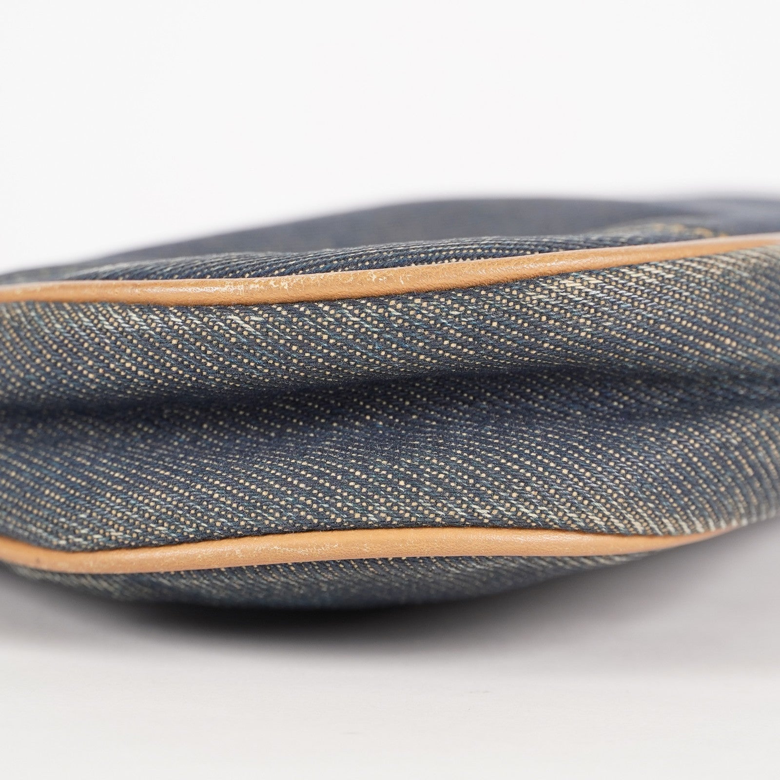 Christian Dior Trotter Blue Denim Mini Saddle Bag 02A115548405