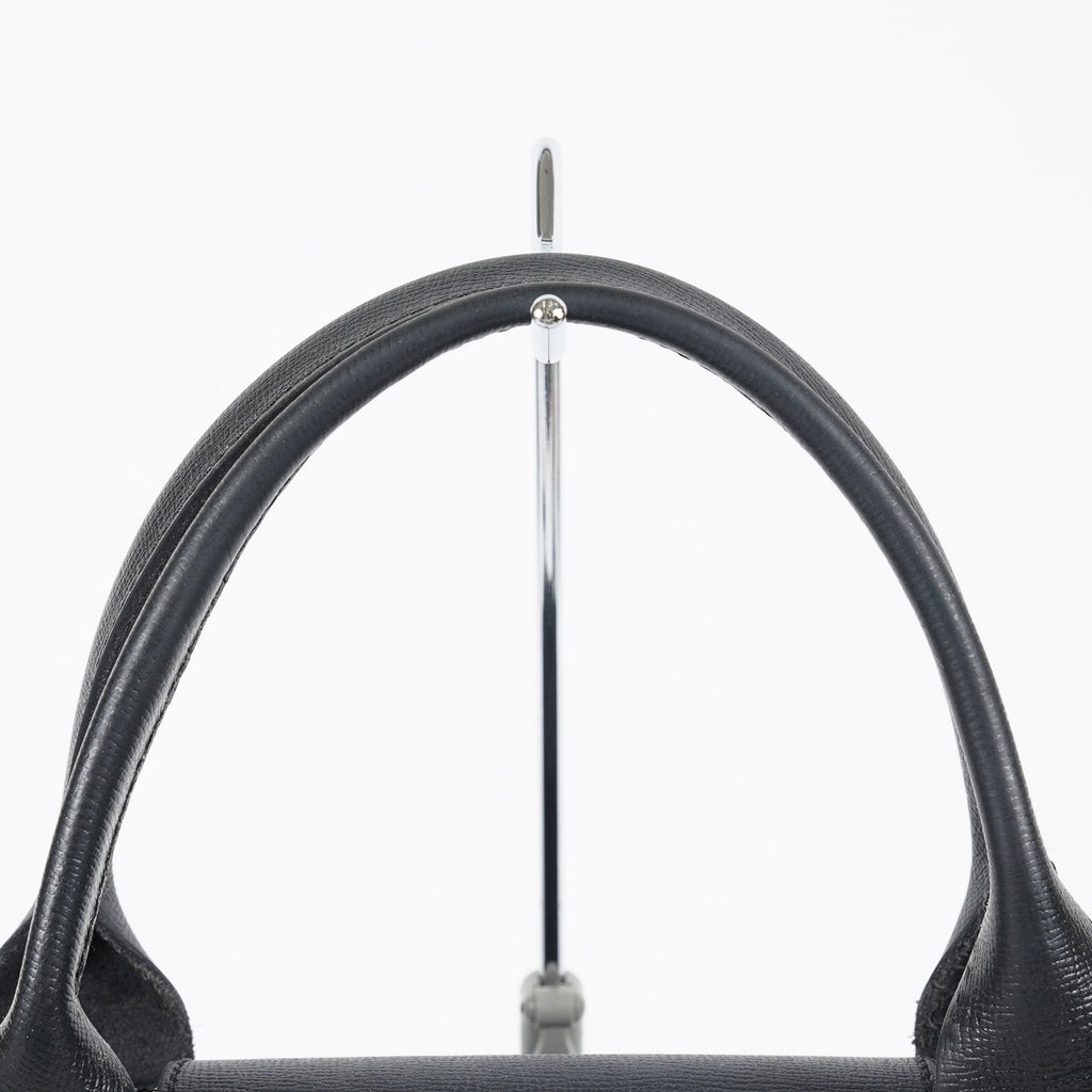 Longchamp Le Pliage 2Way Top Handle Bag 28cm Black Nylon Used 08E141320007