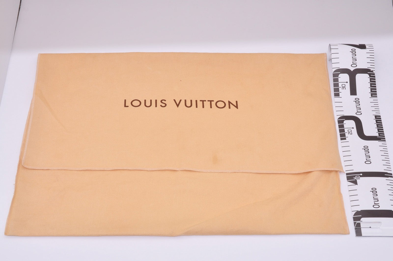 100% Authentic Louis Vuitton Large Dust Bag Beige Cotton Storage Cover 50×30