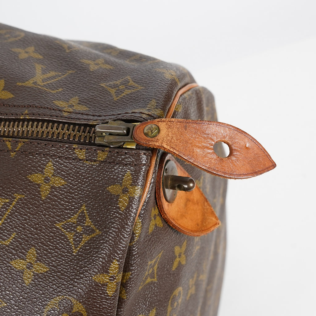 Louis Vuitton Keepall 60 M41422 Monogram Brown Duffel Bag Vintage 08E033410002