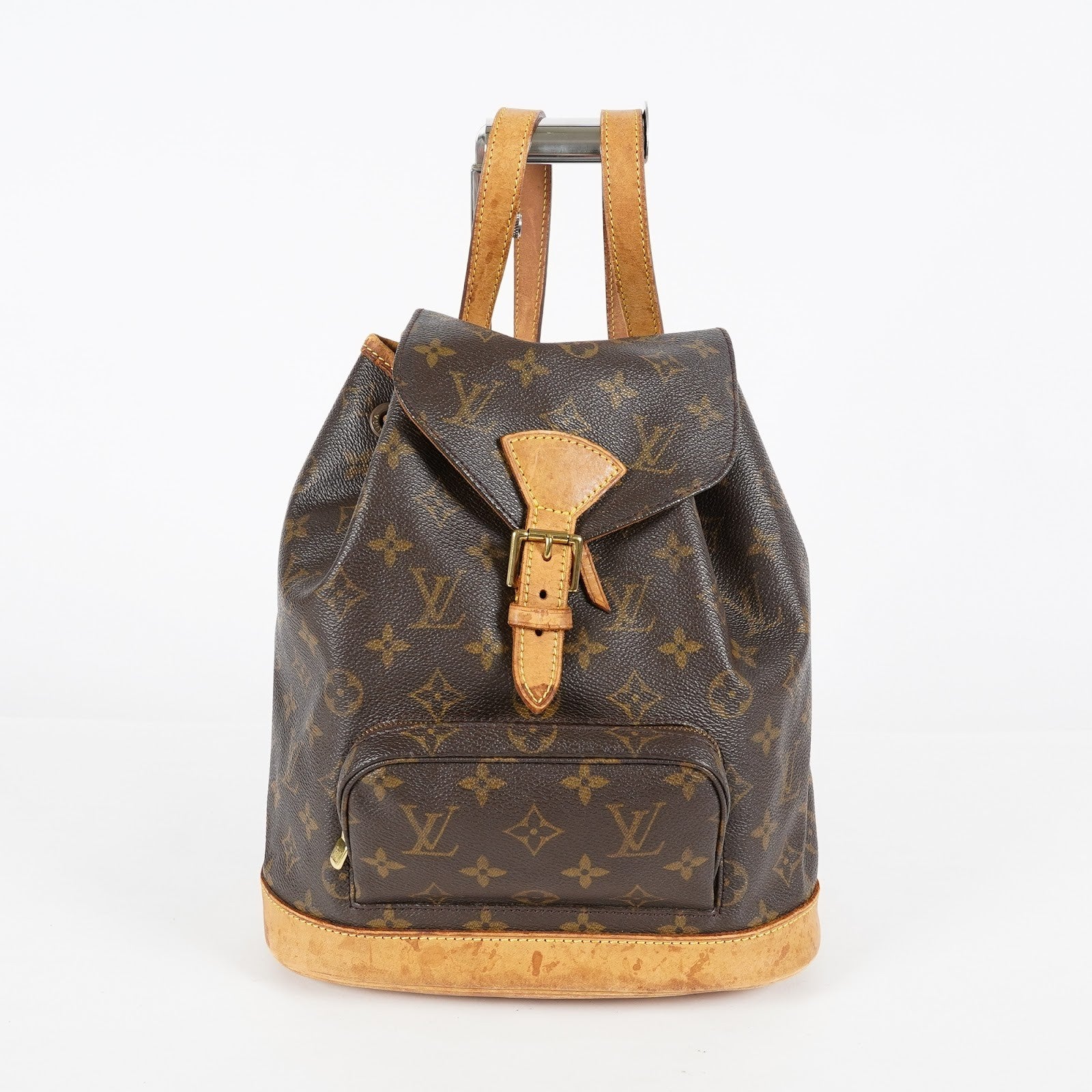 Louis Vuitton Montsouris MM Monogram Canvas Backpack Brown M51136 08E214070010