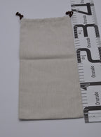 Hermes Dust Bag Storage Pouch Drawstring Beige Logo Authentic 19x37