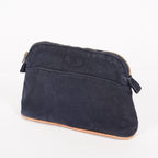 Authentic HERMES Bolide Pouch PM Canvas Black 06E01605027