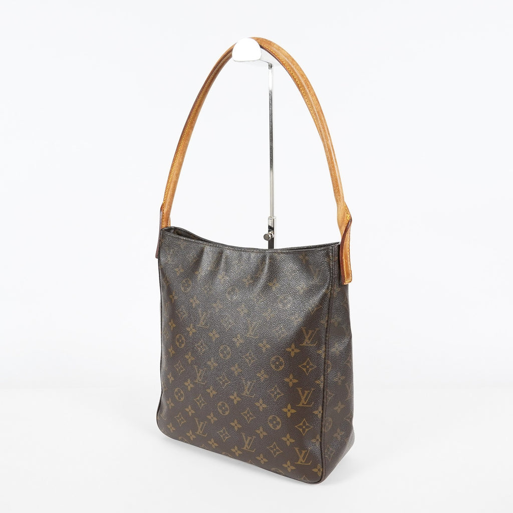 Louis Vuitton Looping GM M51145 Monogram Brown Shoulder Bag Vintage 07E033300019