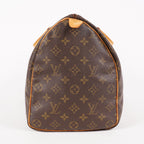 Louis Vuitton Monogram Speedy 40 M41522 Boston Hand Bag Brown Used 07E364180002