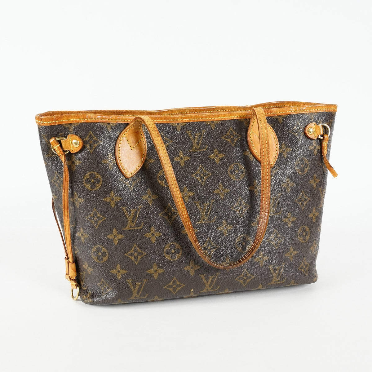 Louis Vuitton Neverfull PM M40155 Monogram Canvas Brown Tote Bag 09E084730011