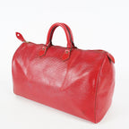 Louis Vuitton Speedy 40 M42987 Epi Leather Red Used Handbag 02E024576025