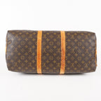 LOUIS VUITTON Keepall 50 Monogram Boston Bag Brown vintage M41426 06E133300010