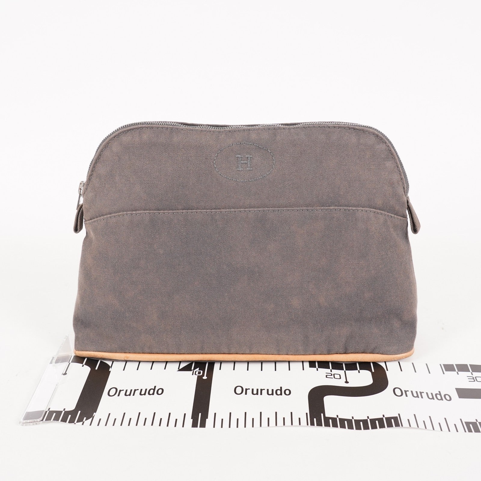 Hermès Bolide Trousse de Voyage Canvas Cosmetic Pouch – 06E22715023
