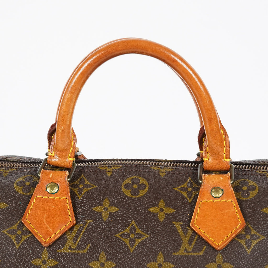 Louis Vuitton Speedy 30 M41526 Monogram Canvas Brown Handbag Used 07A285777231