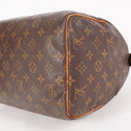 Louis Vuitton Monogram Speedy 30 Handbag Brown Coated Canvas M41526 06E035170030
