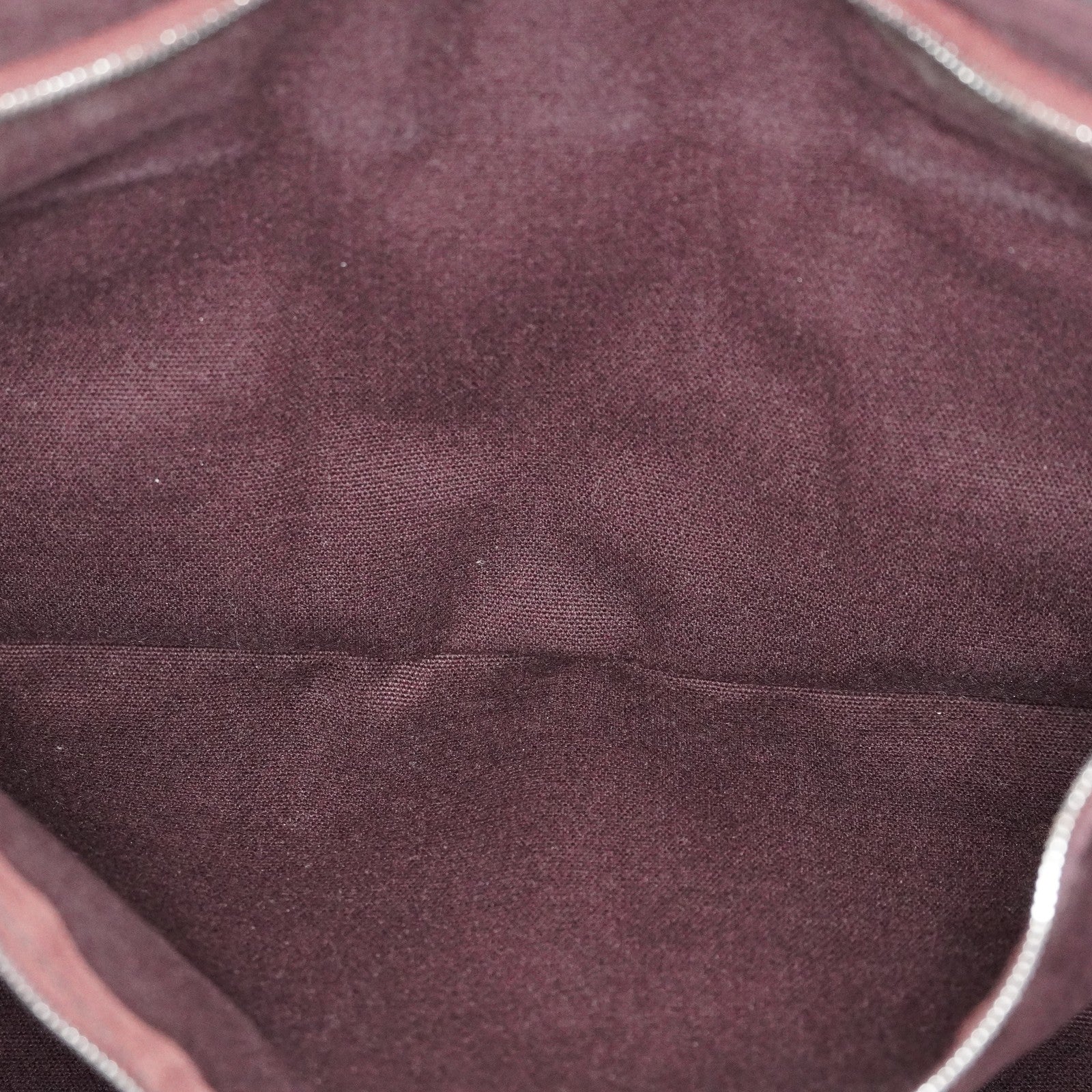 Hermes Fourre-Tout GM Bordeaux Black Canvas Tote Bag Handbag Used 08E06825008