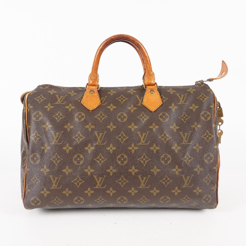 Authentic Louis Vuitton Monogram Speedy 35 Handbag vintage M41524 06E205720010