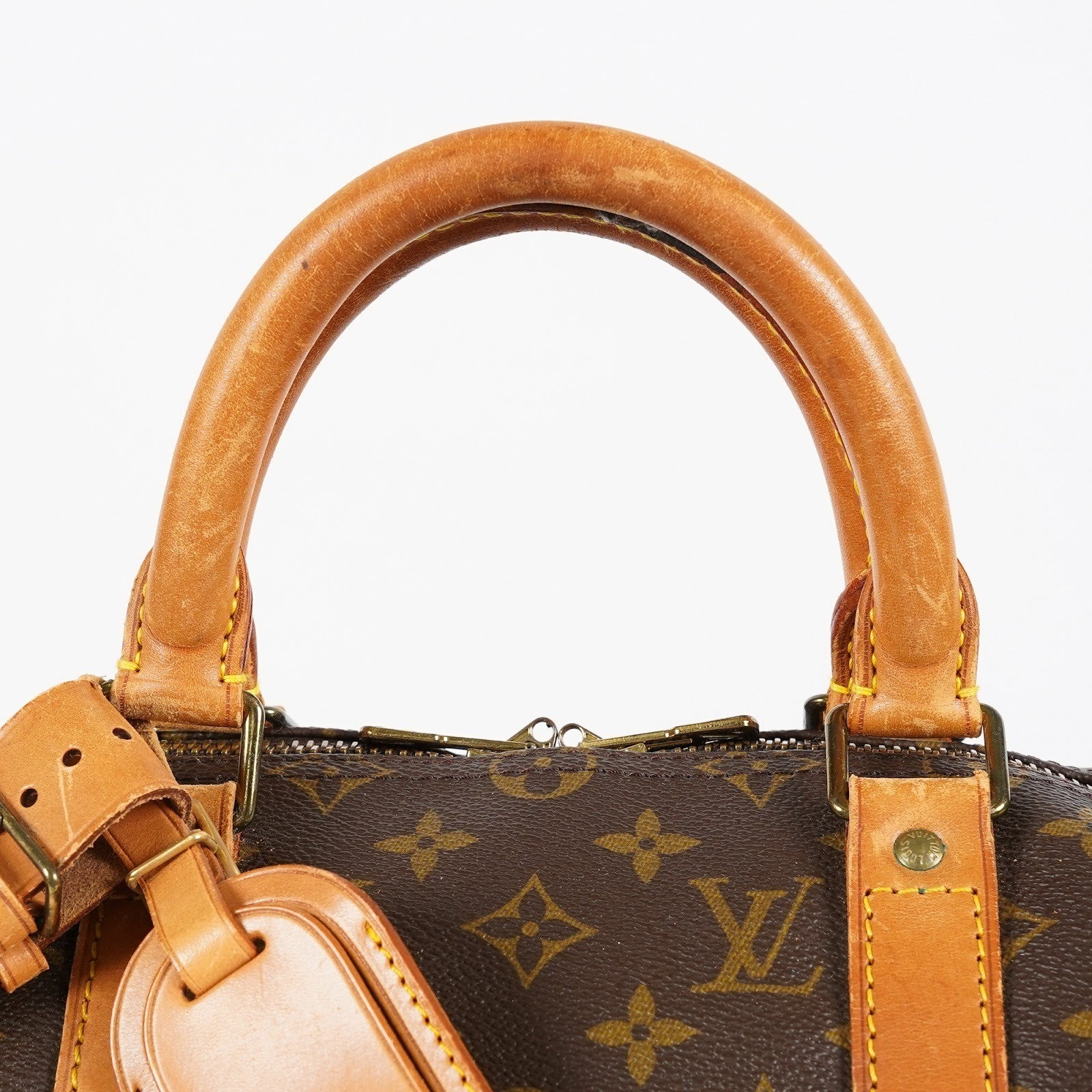 Louis Vuitton Keepall 50 Monogram Canvas Brown Used Duffle M41426 07E203410027