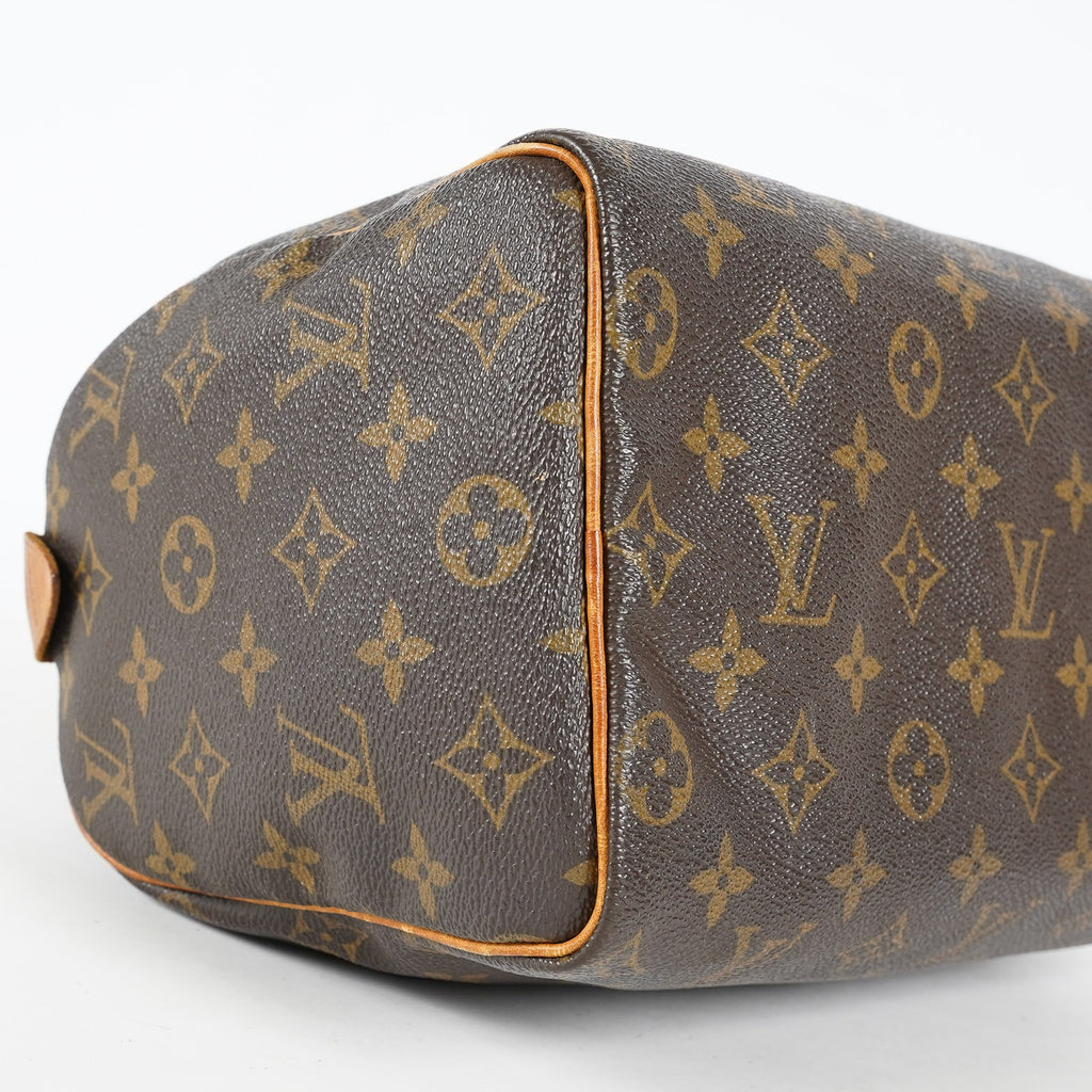 Louis Vuitton Speedy 25 M41528 Monogram Canvas Brown Used Handbag 09M346344808