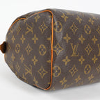 Louis Vuitton Monogram Speedy 25 Boston Handbag Brown Canvas M41528 07E057150029