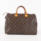 Authentic Louis Vuitton Monogram Speedy 35 M41524 Handbag 03A075948806