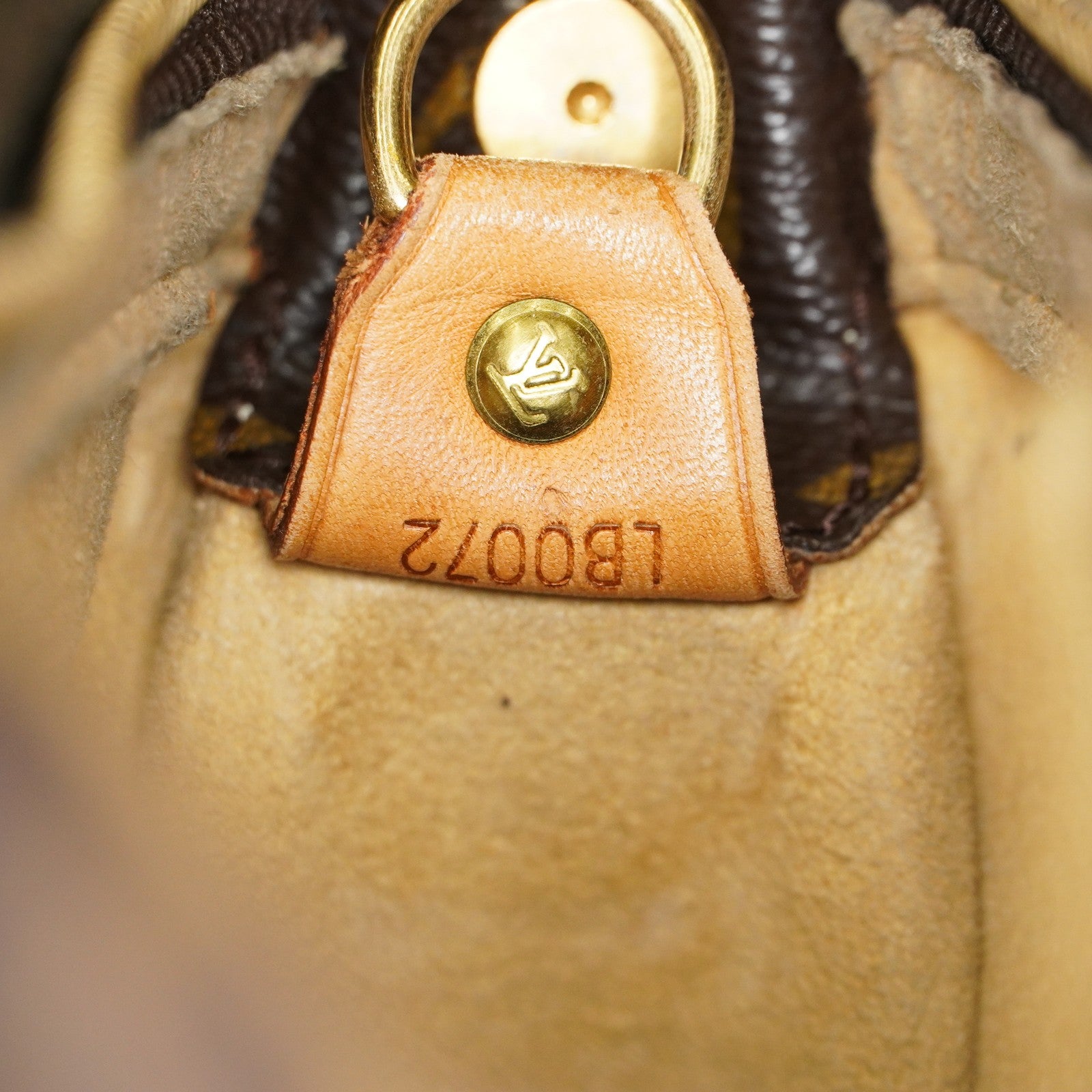 Louis Vuitton Looping GM M51145 Monogram Canvas Shoulder Bag Brown 07E023410004