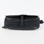 Chanel Sports Line CC Messenger Shoulder Bag Black Canvas Used 07E022640017