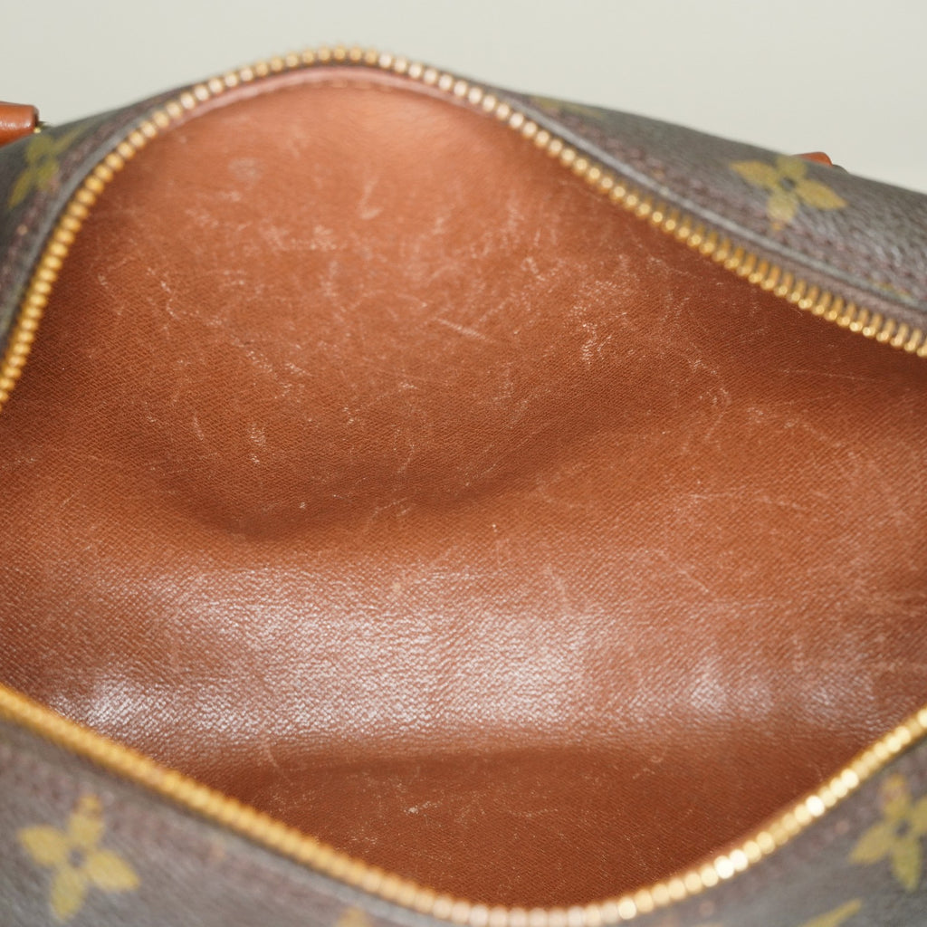 Louis Vuitton Papillon 30 Used Monogram Brown Canvas Handbag M51385 07E455390012