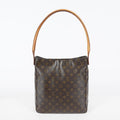 Louis Vuitton Monogram Looping GM Shoulder Bag M51145 Vintage Brown 07E033300010