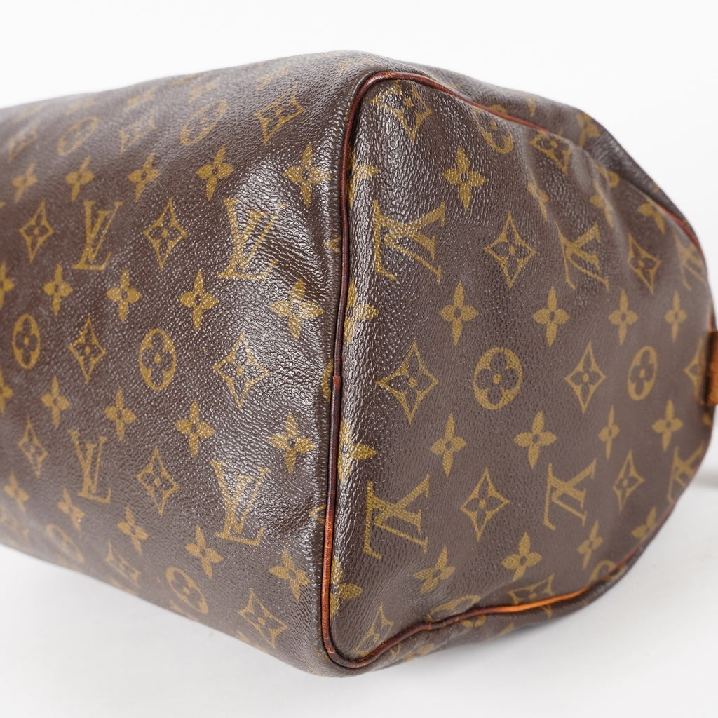 Authentic Louis Vuitton Monogram Speedy 30 Handbag vintage M41526 05E076050013
